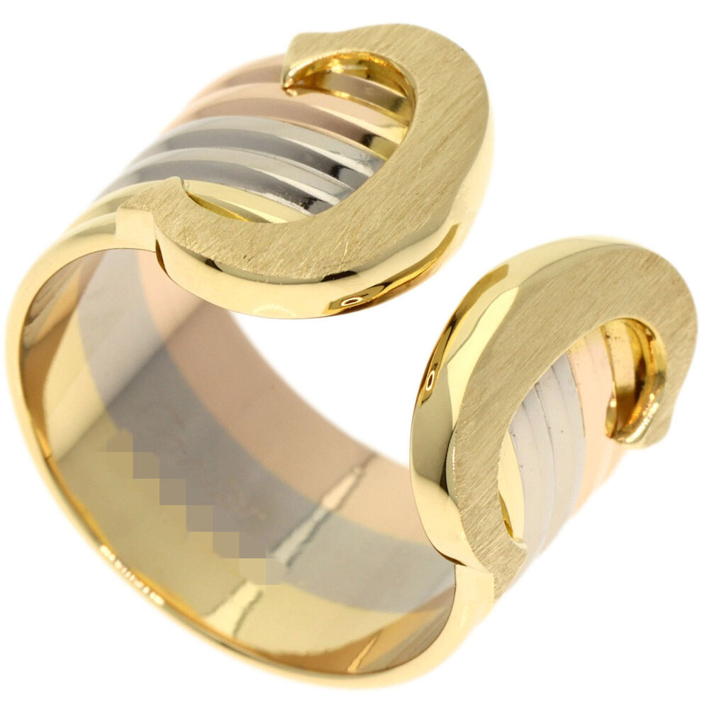 CARTIER 18k Gold 2C Ring #49